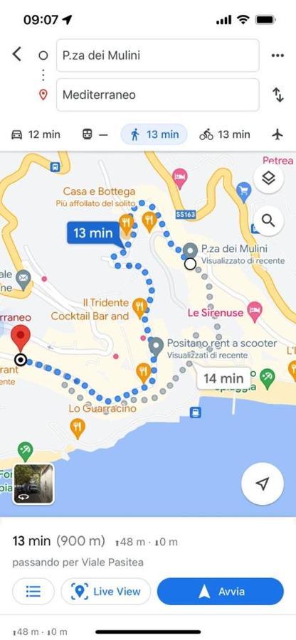 Casa Coppelia B&B Ποζιτάνο Εξωτερικό φωτογραφία